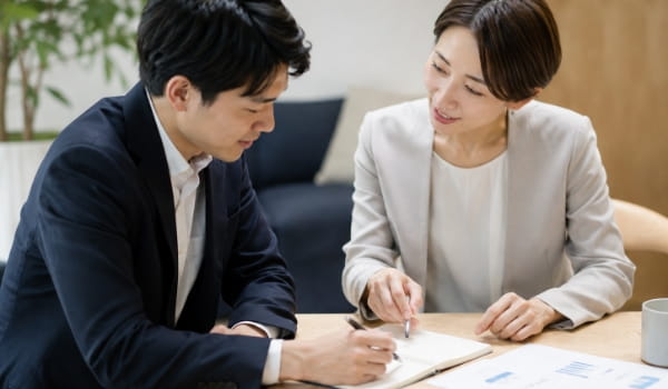 フォローアップ研修で対話する様子